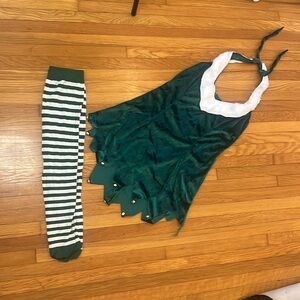 Leg Avenue Sexy Elf Costume - dress and stockings xs/small